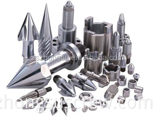 Plastic injection molding machine spare parts/screw nozzle